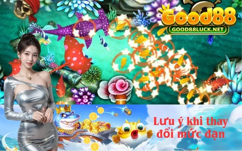 Lưu ý khi thay đổi mức đạn