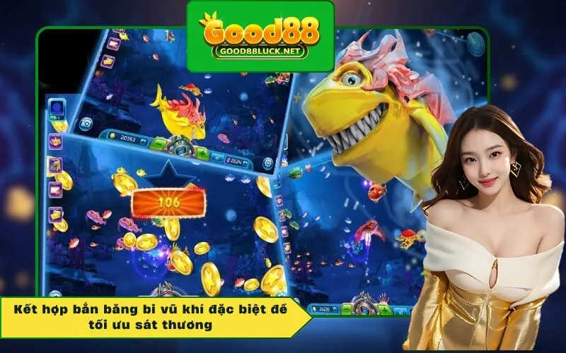 Kết hợp bắn băng bi vũ khí đặc biệt để tối ưu sát thương