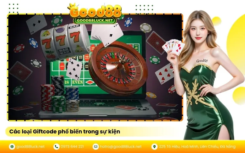 Các loại Giftcode phổ biến trong sự kiện